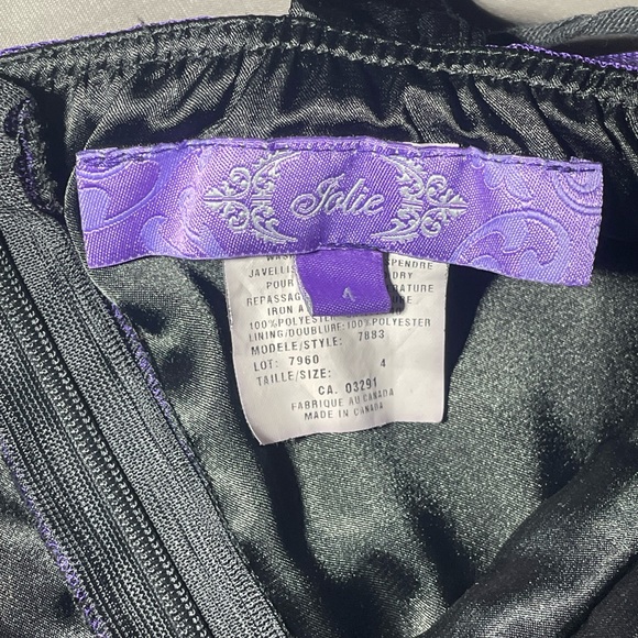 Jolie purple and black dress y2k size 4. - Picture 4 of 5